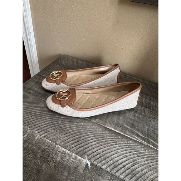 Michael Kors Lillie Canvas and Leather Moccasin Women’s 6.5 M - Picture 2 of 5